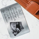 Gift For Father,Gift For Husband,New baby,New Dad - Eigenes Foto Zu Papa Jetzt Kannst Du Mich Auch Bei Dir Tragen - Personalisierte Aluminium-Geldbörsenkarte