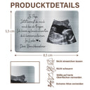 Gift For Father,Gift For Husband,New baby,New Dad - Eigenes Foto Zu Papa Jetzt Kannst Du Mich Auch Bei Dir Tragen - Personalisierte Aluminium-Geldbörsenkarte