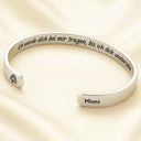 Pet Mom,Pet Dad,Dog Lovers,Dog Mom,Pet Lovers,Gift For Women,Gift For Men,Memorial,Sad,Cat Lovers,Cat Mom,Cat Dad,Gift For Yourself - Liebstes Hallo Und Schwerster Abschied - Personalisiert Armreif Manschette
