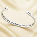 Pet Mom,Pet Dad,Dog Lovers,Dog Mom,Pet Lovers,Gift For Women,Gift For Men,Memorial,Sad,Cat Lovers,Cat Mom,Cat Dad,Gift For Yourself - Liebstes Hallo Und Schwerster Abschied - Personalisiert Armreif Manschette