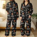 Gift For Wife, Gift For Girlfriend, Gift For Women - Eigenes Foto Ich Liebe Meine Frau Meinen Mann - Personalisiertes Satin-Pyjama-Set