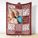 Sad, Top Market, Custom Photo, Family, Gift For Women, Gift For Men - Eigenes Foto Denkmal Wenn Du Mich Wirklich Vermisst Halte Diese Decke - Personalisierte Fleecedecke Sherpa Decke