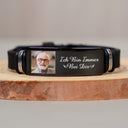 Gift For Father, Memorial, Custom Photo, Gift For Mother, German, Sad, Gift For Grandparents, Non-Eng, Photo, Sympathetic - Eigenes Foto Ich Bin Immer Bei Dir - Gedenkgeschenk Für Familie Und Freunde - Personalisiertes Graviertes Armband