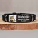 Dog Lovers,Dog Mom,Pet Lovers,Dog Dad,Memorial,German,Sad,Non-Eng,Photo,Sympathetic - Eigenes Foto Für Immer In Meinem Herzen - Gedenkgeschenk Für Tierliebhaber - Personalisiertes Graviertes Armband