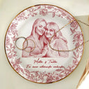 Gift For Mother, Gift For Women, Gift For Grandma, Gift For Wife - Eigenes Foto Als Bleistiftskizze Die Liebe Zwischen Mutter Und Tochter - Personalisierte Schmuckschale