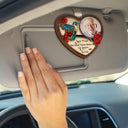 Memorial,Sad,Parents,Family,Gift For Grandparents,Non-Eng - Eigenes Foto Gedenkstück Ich Bin Immer Bei Dir - Personalisierter Individuell Geformter Auto-Sonnenblende-Clip
