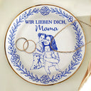 Gift For Mother, Gift For Women, Gift For Grandma, Gift For Wife - Eigenes Foto Als Bleistiftskizze Ich Liebe Dich Mama Oma - Personalisierte Schmuckschale
