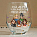 Gift For Bestie,Non-Eng,Funny,Gift For Sisters,Gift For Women,Gifts For Colleagues - Niemand Wird Jemals So Viel Spaß Mit Uns Haben Wie Wir Selbst Beste Freundin - Personalisierte Weingläser Ohne Stiel