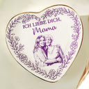 Gift For Mother, Gift For Women, Gift For Grandma, Gift For Wife - Eigenes Foto Als Bleistiftskizze Ich Liebe Dich Mama Oma - Personalisierte Schmuckschale