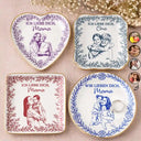 Gift For Mother, Gift For Women, Gift For Grandma, Gift For Wife - Eigenes Foto Als Bleistiftskizze Ich Liebe Dich Mama Oma - Personalisierte Schmuckschale