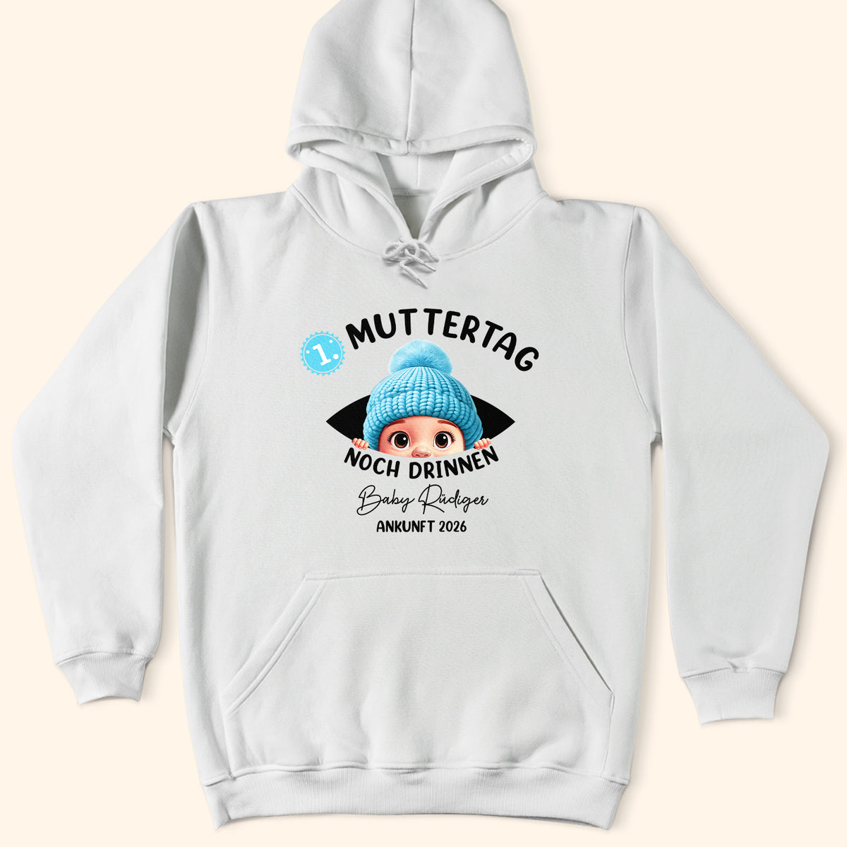 Pregnant Mom - Mein Erstes Jahr Im Bauch Bei Mama - Personalisiertes T Shirt