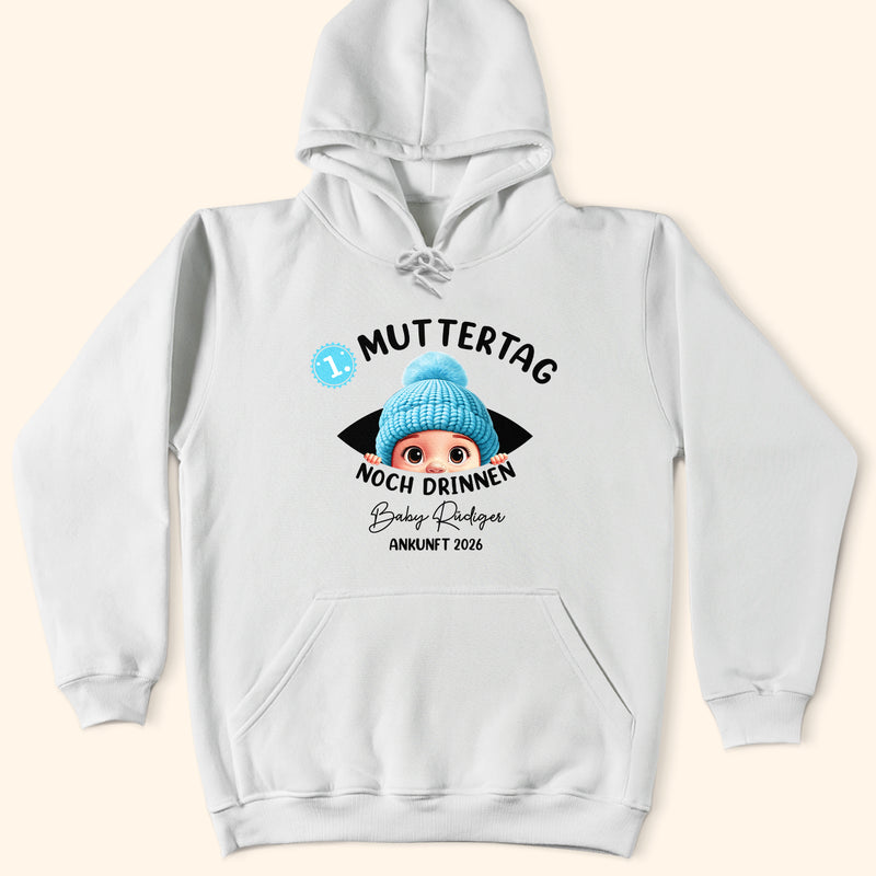 Pregnant Mom - Mein Erstes Jahr Im Bauch Bei Mama - Personalisiertes T Shirt