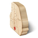 Family,Gift For Wife,Gift For Women,Gift For Husband,Gift For Mother,Gift For Father,Gift For Grandparents,Gift For Grandpa,Gift For Grandma,Parents,Gift For Men - Bärenfamilie - Liebevolles Geschenk Für Mama, Papa Und Familie - Personalisiertes Individuelles Form-Holzpuzzle