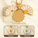 Memorial,Gift For Women,Mom - Daughters (Adult),Gift For Mother,Gift For Grandma,Gift For Daughter,Gift For Yourself - Eigenes Foto Als Bleistiftskizze Porträt Zum Gedenken An Einen Geliebten Menschen - Personalisierte Halskette Mit Versteckter Botschaft