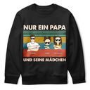 Gift For Father - Nur Ein Papa Und Sein Mädchen - Geschenk Für Papa - Personalisiertes T Shirt