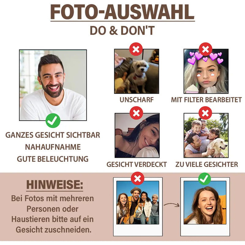 Grilling, Gift For Father, Gift For Men, Happy, Non-Eng - Eigenes Foto Alles Schmeckt Besser Wenn Papa Grillt - Personalisierte Platte