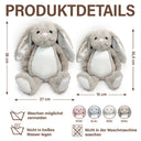 Memorial,Gift For Kids,Gift For Grandkids,Grandma - Grandkids,Grandpa - Grandkids,Dad - Children,Mom - Children - Eigenes Foto Als Bleistiftskizze Eine Kuscheleinheit Aus Dem Himmel - Personalisierter Stoffhase