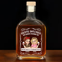 Gift For Bestie,Old Best friends,Best friends' Hobby,Gift For Women,Funny - Wir Passen Zusammen Wie Betrunken Und Unordentlich - Personalisierte Whiskyflasche
